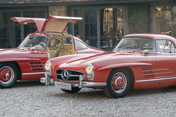 Boxenstopp im Seehaus: 300 SL-Rallye zu Gast