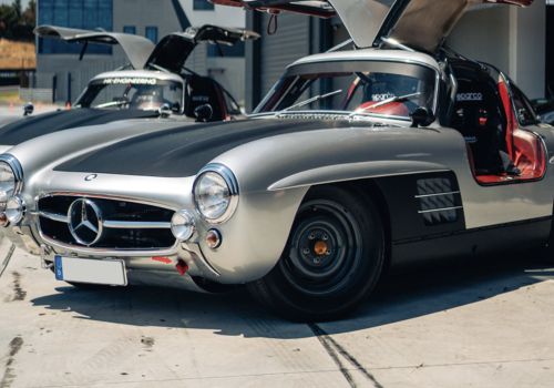 Boxenstopp im Seehaus: 300 SL-Rallye zu Gast