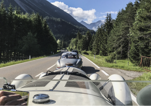 Boxenstopp im Seehaus: 300 SL-Rallye zu Gast